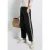 Street One Dames Gestructureerde broek met rechte leg in Zwart