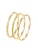 Hey Happiness Ring ‘Twist Stack’  goud
