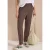 Cecil Dames Slim Legs broek in Loose Fit met structuur in Beige