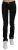 Costume National Vrouwen Zwarte Mid Waist Skinny Denim Katoenen Jeans