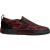 Dolce & Gabbana Rode Zwarte Luipaard Katoenen Lage Sneakers Voor Mannen
