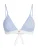 Karl Lagerfeld Bikinitop  lichtblauw / wit