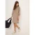 Corduroy jurk in effen kleur