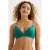 BEACHWAVE voorgevormde beugel bikinitop met textuur groen