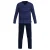 Götzburg Pyjama lang  navy / azuur / pastelblauw / karmijnrood
