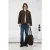 Heren Oversized Korte Katoenen Poplin Shirt
