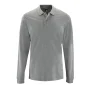 SOLS Heren Perfecte Lange Mouw Pique Polo Shirt (Grijze Mergel)