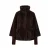 s.Oliver BLACK LABEL imitatiebont faux fur jas – donkerbruin