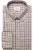 ETERNA Overhemd beige-bruin, Ruit