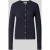Christian Berg Woman Regular fit gebreid jack van viscosemix met geschulpte zoom
