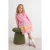 TRENDYOLKIDS Meisjes Roze Met grafische print Midi Lang A-lijn Jurken