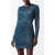 French Connection Tamy Lurex Ls Fitted Mini Dres Silver