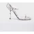 Moschino Tina Python-print Calfskin Sandals Grey