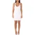 Met witte polyester cocktailjurk