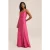 We Fashion Dress Maxi Length Bright Pink