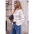 TRENDYOLMİLLA Dames Ecru Effen Driekwart mouw Regular fit T-shirts