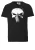 LOGOSHIRT Shirt ‘Marvel – Punisher TV Skull’  zwart / wit
