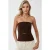 Strapless Fitted Top met Riem Accessoire