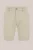 WE Fashion – Heren regular fit comfort chinoshort met structuur – Regular fit – Beige – Katoen –