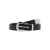 Mango leren riem zwart