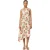 Scotch & Soda Asymmetric Dress Whitecap Gray Allover Floral