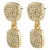 PILGRIM gold plated oorbellen Ember