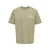 ONLY & SONS relaxed T-shirt met backprint groen