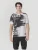 KOROSHI Shirt  zwart / wit