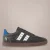 Q1905 Sneaker platinum middengrijs/koningsblauw/wit