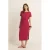 Expresso midi jurk rood