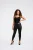 Alexis PU legging met zijpanelen – Zwart