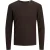 Jack And Jones Heren-sweater met ronde hals en normale pasvorm (Bruin)