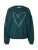MYLAVIE by Sarah Harrison Sweatshirt  donkergroen