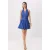 TRENDYOLMİLLA Dames Blauw Effen Kort / Mini Mouwloos Avond / Dagelijks Skater Jurken