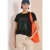 Cecil Dames Shirt met ronde hals en foliedruk in Groen