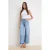 TRENDYOLMİLLA Dames Blauw Effen Wijde pijp Hoge taille Jeans