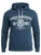 Ombre Sweatshirt ‘OM-SSPS-0143’  donkerblauw / wit