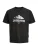 JACK & JONES Shirt ‘JCOFLARE’  donkergrijs / zwart / wit
