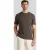 Lyle & Scott Slub effen gunmetal grijs T-shirt