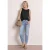 2-in-1 top van mesh met boothals