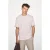 T-shirt met ribstructuur en ronde hals