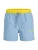 Jack & Jones Junior Zwemshorts ‘JPSTMaui Archive’  lichtblauw / donkergeel