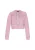 faina Gebreid vest  oudroze / zwart / wit