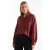 JANSEN Amsterdam blouse met pailletten – donkerrood