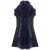 Lange damesbodywarmer van Toscana-schapenvacht-Sorocaba