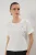TRENDYOLMİLLA Dames Ecru Effen Kort Regular fit Blouses