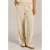 Ivy Beau relaxed high waist gestreepte broek beige