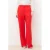 Caroll wide leg regular waist broek rood