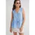 V-hals Knoop Katoenen Blouse