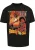 Mister Tee Shirt ‘Biggie Ready To Die’  duifblauw / bruin / geel / rood / zwart